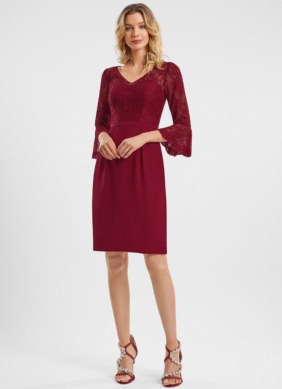 Robe de Soirée Rouge Élégant