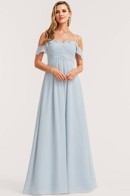 Robe de Soirée Légère Ciel - gallery 1