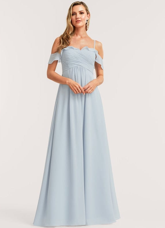 Robe de Soirée Légère Ciel - gallery 1