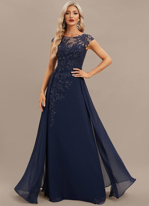 Robe de Soirée Illusion Étoilée