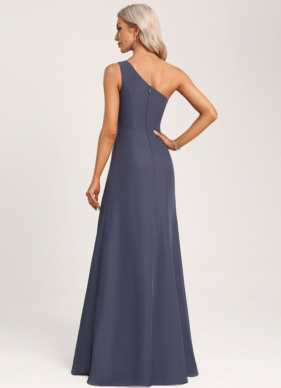 Robe de Soirée Asymétrique Fluide - gallery 1