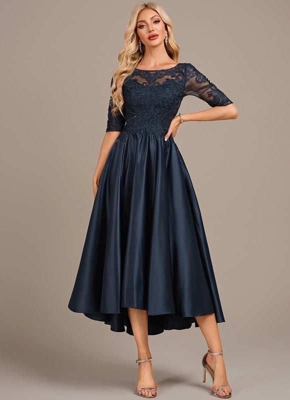 Robe de Soirée Marine Raffinée - gallery 2