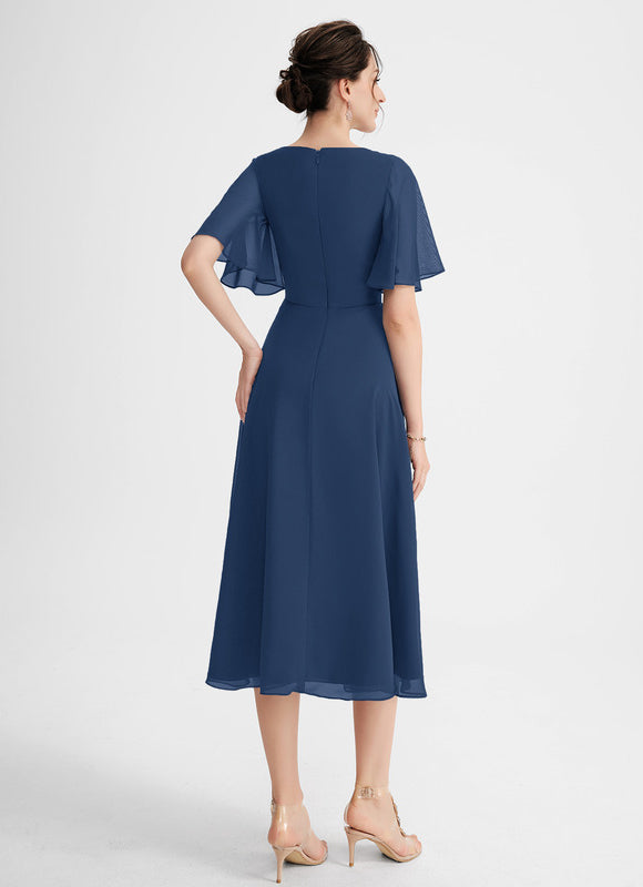 Robe de Soirée Vaporeuse Nocturne - gallery 1