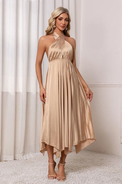 Robe De Soirée En Satin - gallery 5