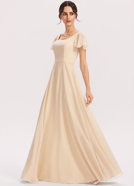Robe de Soirée Fluide Vert Deau