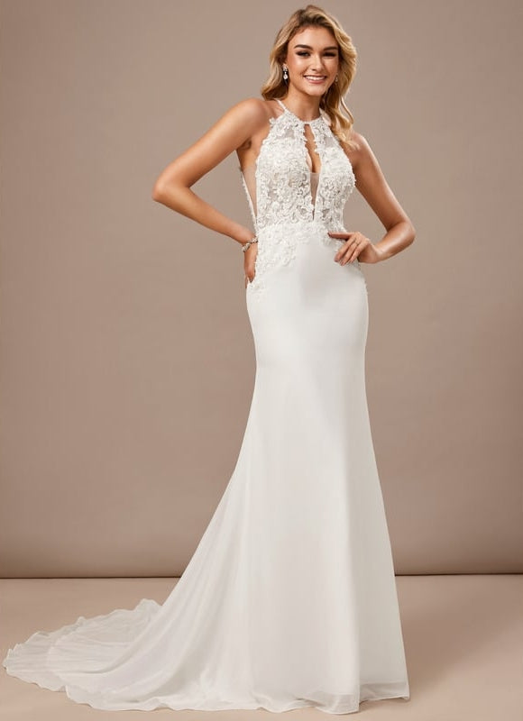Robe de Soirée Éclatante Pureté