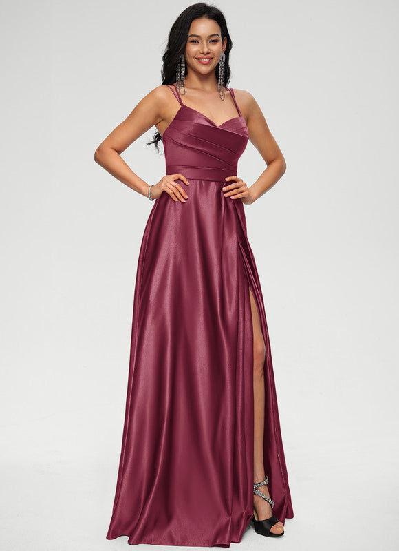 Robe de Soirée Satin Éclairée - gallery 1