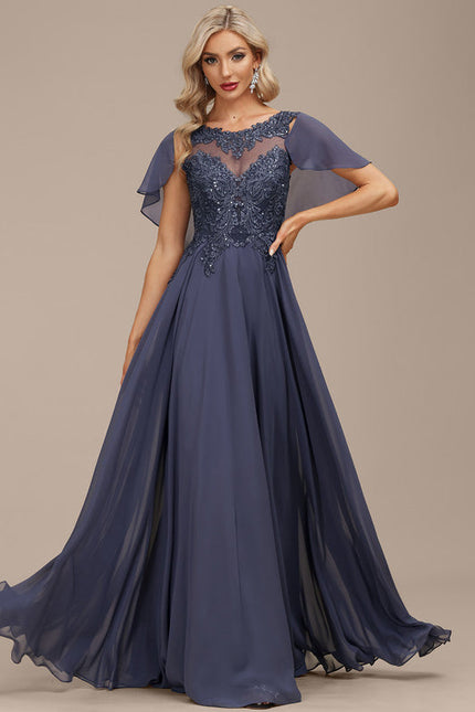 Robe de Soirée Illusion Étoilée