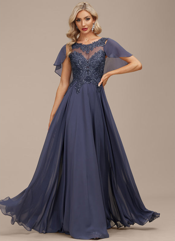 Robe de Soirée Illusion Étoilée