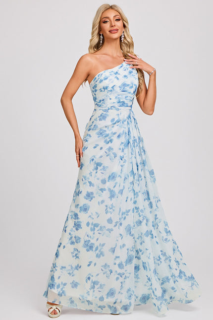 Robe de Soirée Asymétrique Fluide - gallery 3