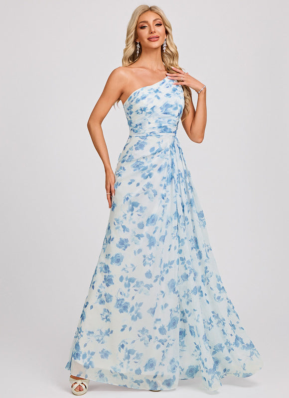 Robe de Soirée Asymétrique Fluide - gallery 3