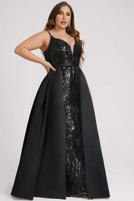 Robe de Soirée Noir Éclat - gallery 9