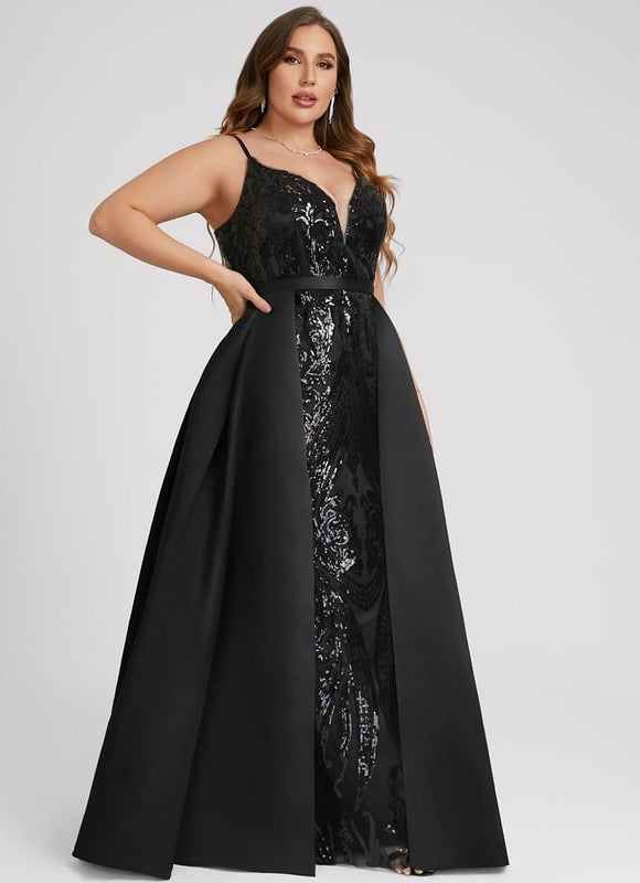 Robe de Soirée Noir Éclat - gallery 9