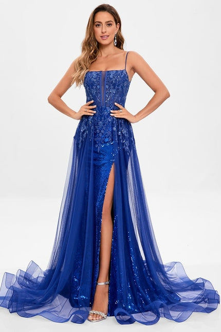 Robe de Soirée Bleu Éclatante - gallery 3