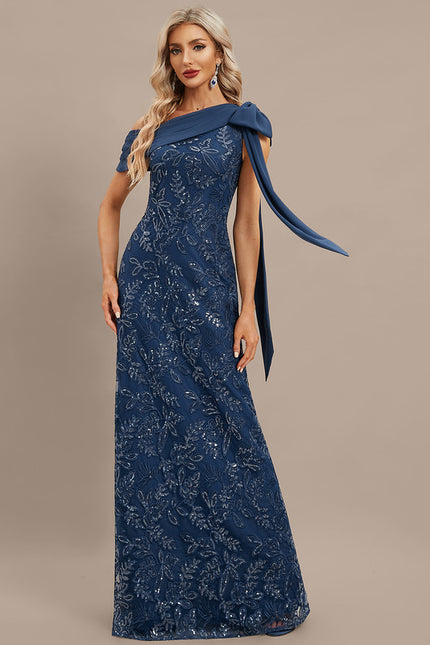 Robe de Soirée Éclat Marine Chic - gallery 3