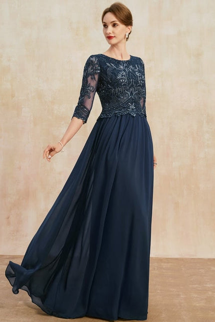 Robe de Soirée Élégance Sombre Étoilée