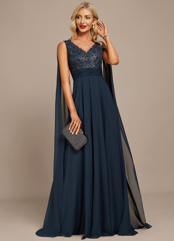 Robe de Soirée Élégance Marine - gallery 2