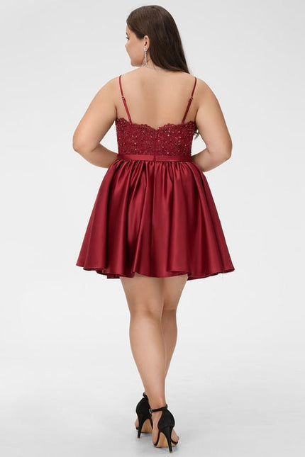 Robe de Soirée Voile Rubis Rêvé - gallery 8