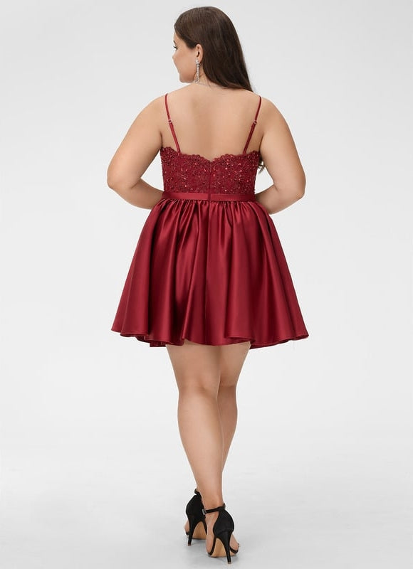 Robe de Soirée Voile Rubis Rêvé - gallery 8