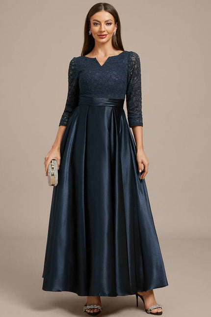 Robe De Soirée Forme Trapèze - gallery 2