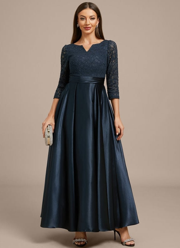Robe De Soirée Forme Trapèze - gallery 2