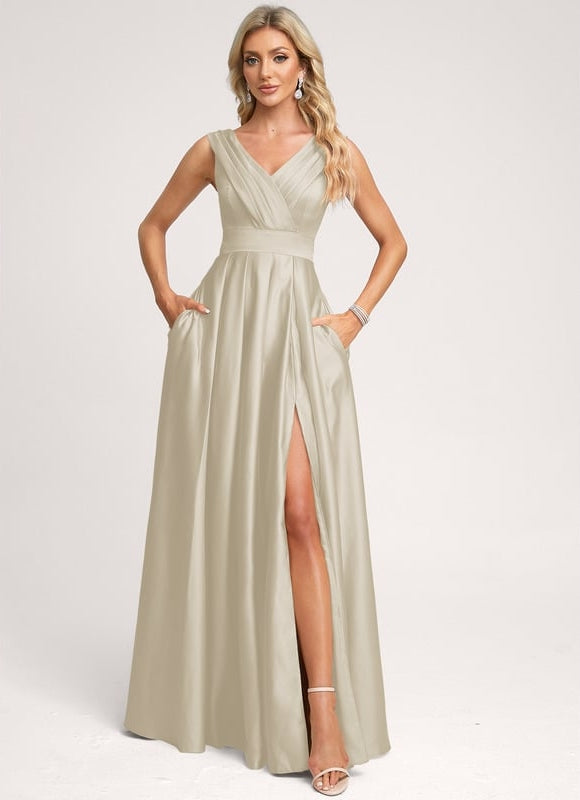 Robe de Soirée Satin Éclairée - gallery 6