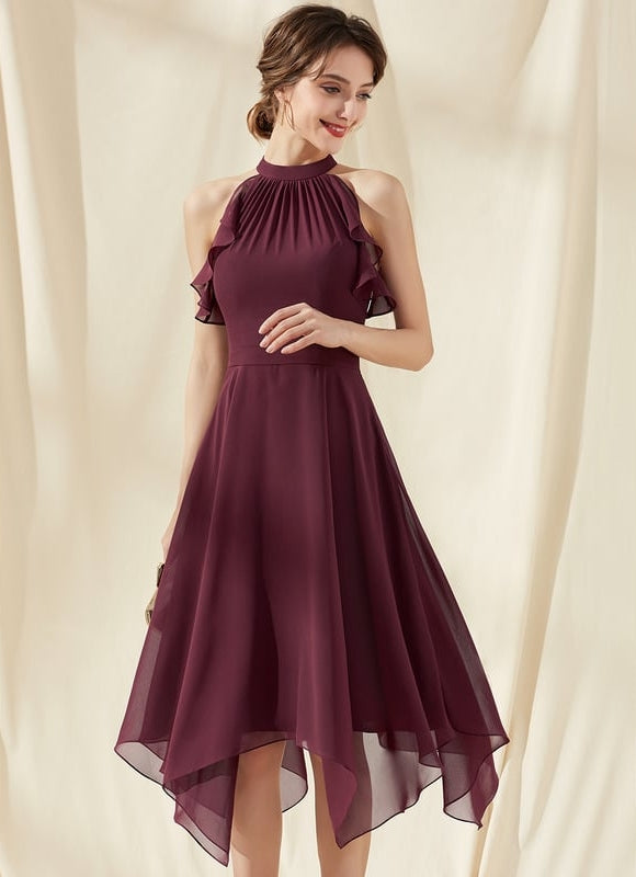 Robe de Soirée Chiffon Flottante - gallery 4