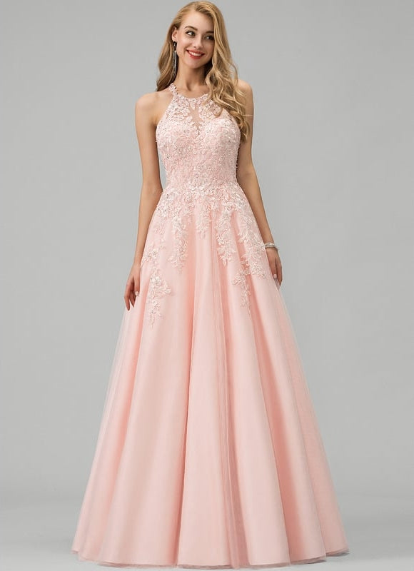 Robe de Soirée Rêve Poudré Tulle - gallery 4