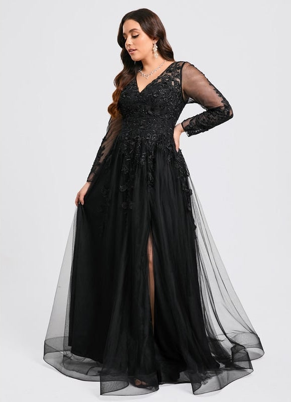 Robe de Soirée Noir Étoilé - gallery 9