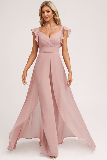 Robe Longue De Soirée Rose