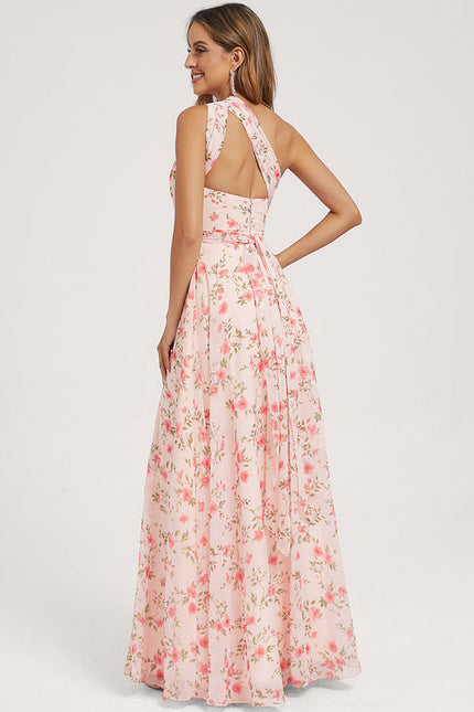 Robe de Soirée Bordeaux Fluide - gallery 7