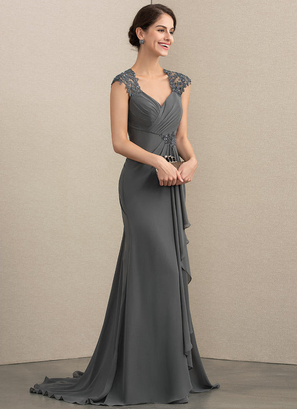 Robe de Soirée Élégance Ombre Argentée - gallery 2