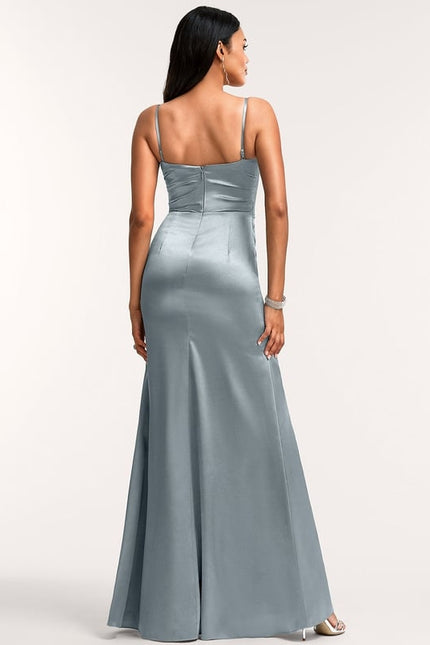 Robe de Soirée Dorée Fluide - gallery 4