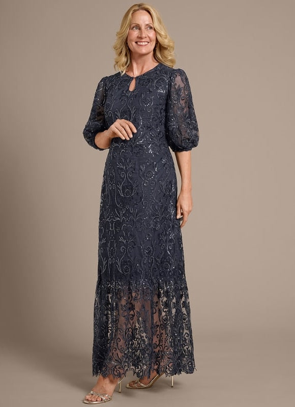 Robe de Soirée Dentelle Élégante - gallery 5