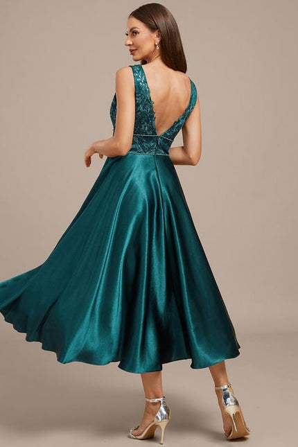 Robe de Soirée Satin Couture - gallery 6