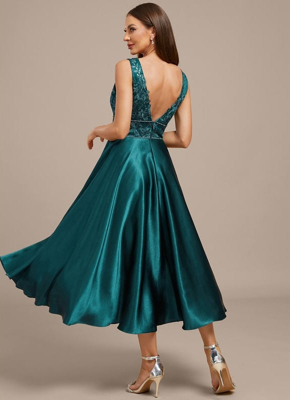 Robe de Soirée Satin Couture - gallery 6
