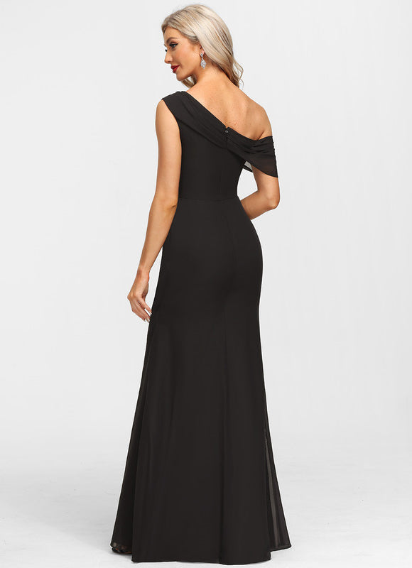 Robe de Soirée Col Évasé Élégance - gallery 3