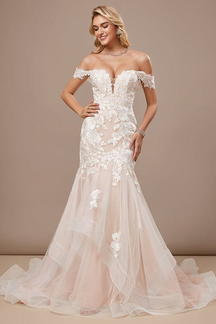 Robe de Soirée Sirène Florale - gallery 1