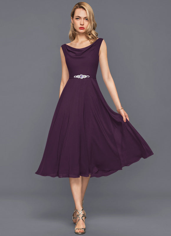 Robe de Soirée Mousseline Glamour