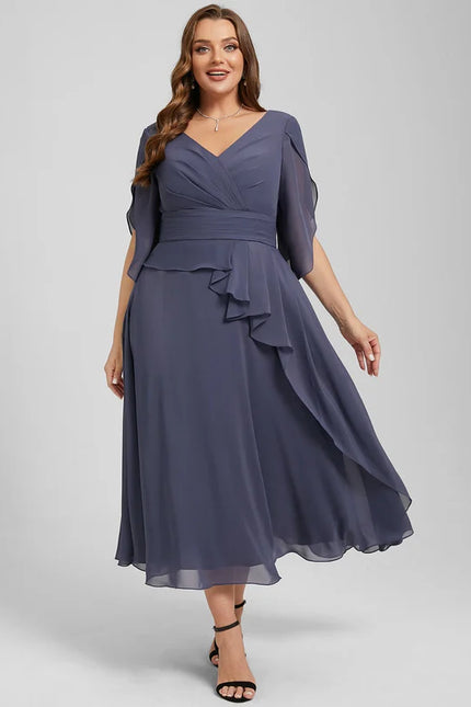 Robe de Soirée Chiffon Modèle V - gallery 7
