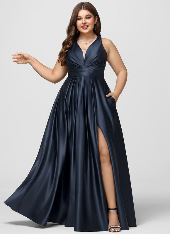 Robe de Soirée Satin Éclairée - gallery 5