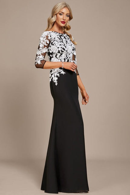 Robe de Soirée Élégance Sombre Astrale - gallery 3