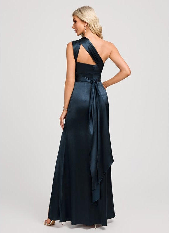 Robe de Soirée Nocturne Satinée - gallery 9