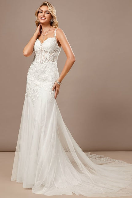 Robe de Soirée Dentelle Éthérée