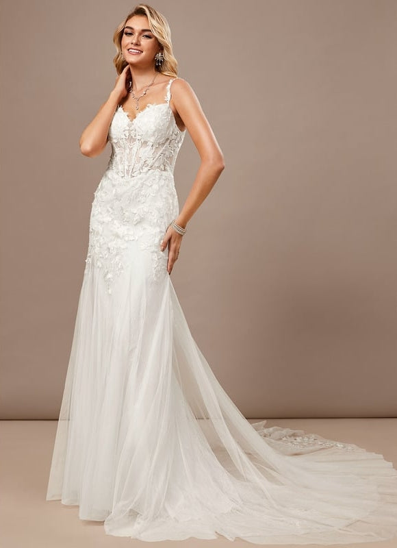 Robe de Soirée Dentelle Éthérée