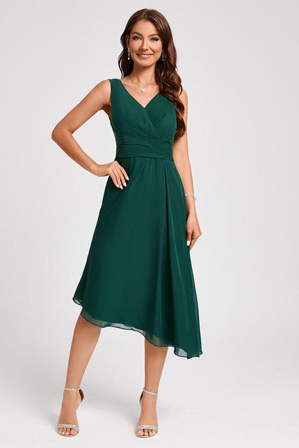 Robe de Soirée Rouge Flottant - gallery 1