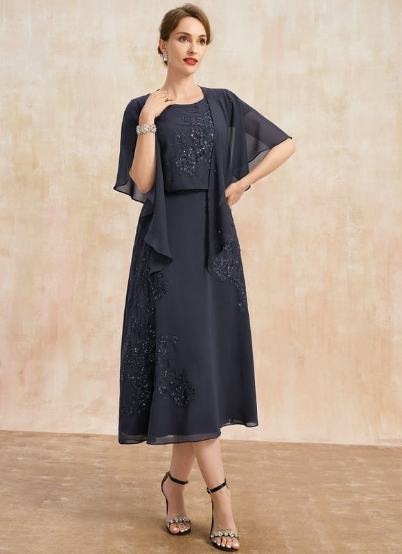 Robe de Soirée Lavande Élégante - gallery 3