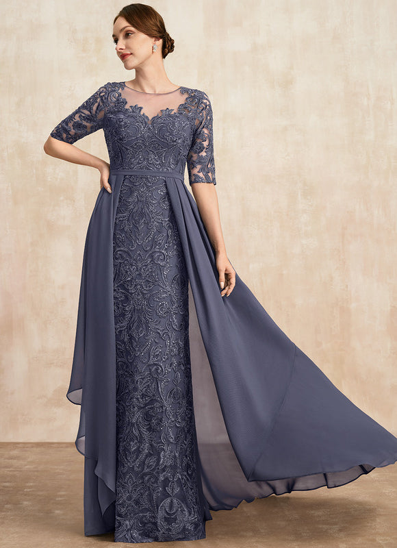 Robe de Soirée Élégance Marine Cristalline - gallery 4