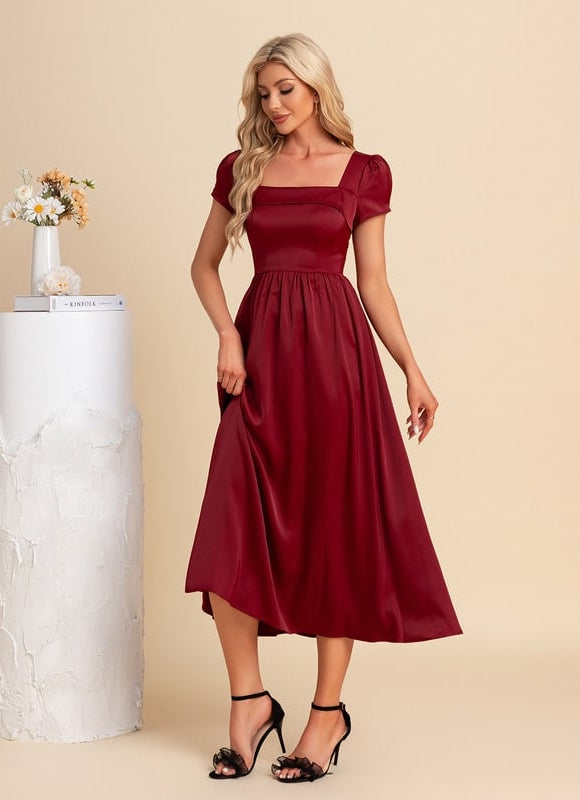 Robe de Soirée Élégance Pourpre Sereine - gallery 3
