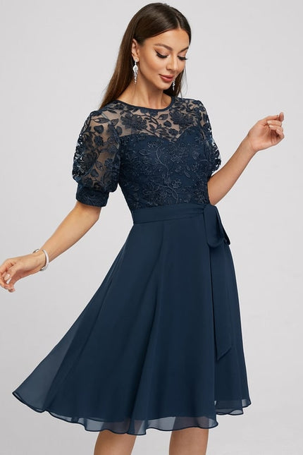 Robe de Soirée Émeraude Fluidité - gallery 3